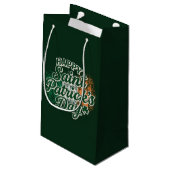 Petit Sac Cadeau Joyeuse Saint-Patrick vintage (Dos Angle)