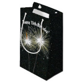 Petit Sac Cadeau Joyeux 13e anniversaire Sparklers (Devant Angle)