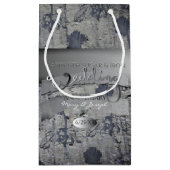 Petit Sac Cadeau "Joyeux 6ème anniversaire de mariage Sugar&Iron" (Dos)