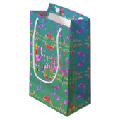 Petit Sac Cadeau "Joyeux anniversaire !" Faberge (Devant Angle)