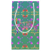 Petit Sac Cadeau "Joyeux anniversaire !" Faberge (Devant)