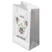 Petit Sac Cadeau Joyeux Anniversaire | Joyeux Anniversaire (Devant Angle)