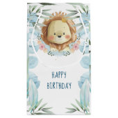 Petit Sac Cadeau Joyeux anniversaire Lion (Dos)