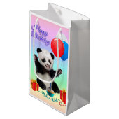 PETIT SAC CADEAU JOYEUX ANNIVERSAIRE PANDA (Devant Angle)