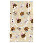 Petit Sac Cadeau Joyeux Chiens de Pâques (Devant)