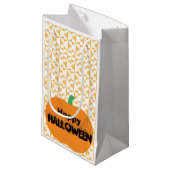 Petit Sac Cadeau Joyeux Halloween (Devant Angle)