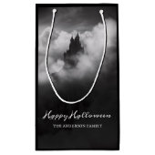 Petit Sac Cadeau Joyeux Halloween Éffrayant Castle Party (Dos)