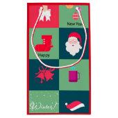 Petit Sac Cadeau Joyeux Noël (Dos)