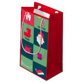 Petit Sac Cadeau Joyeux Noël (Dos Angle)