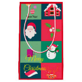 Petit Sac Cadeau Joyeux Noël (Devant)