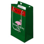 Petit Sac Cadeau Joyeux Noël de Floride (Devant Angle)