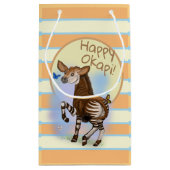 Petit Sac Cadeau Joyeux Okapi ! (Dos)