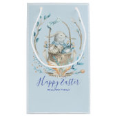 Petit Sac Cadeau Joyeux Pâques mignonette de lapin de Pâques (Dos)