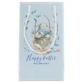 Petit Sac Cadeau Joyeux Pâques mignonette de lapin de Pâques (Devant)