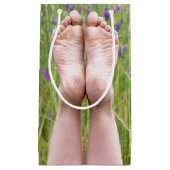 Petit Sac Cadeau Joyeux Pieds Nus (Devant)
