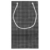 Petit Sac Cadeau Joyeux Zipper Anniversaire En vichy (Dos)