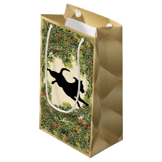 Petit Sac Cadeau JRT Wreath (Devant Angle)