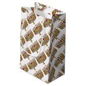 Petit Sac Cadeau Judaica Happy Hanukkah (Dos Angle)