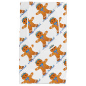 Petit Sac Cadeau Judaïque Hanoukka Gingerbread Homme Menorah (Devant)