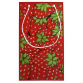 Petit Sac Cadeau Juste des fraises (Dos)