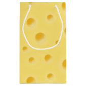 Petit Sac Cadeau Juste trop fromage ! Petit fromage suisse personna (Dos)