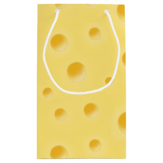 Petit Sac Cadeau Juste trop fromage ! Petit fromage suisse personna (Dos)