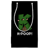 Petit Sac Cadeau K-poop Funny K-pop Poo Pun Dark BG (Devant)