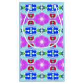 Petit Sac Cadeau Kaleidoscope Fleur d'Azure (Dos)
