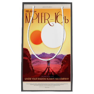 Petit Sac Cadeau Kepler Space Voyage Destination Planète Aventure