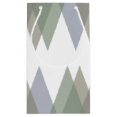 Petit Sac Cadeau Khaki triangles (Dos)