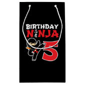 Petit Sac Cadeau Kids Birthday Ninja (Dos)