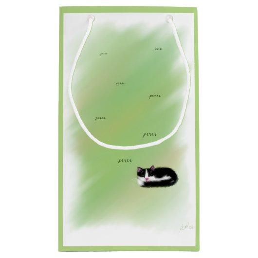 Petit Sac Cadeau Kitten Catnap (Dos)