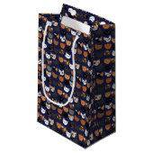 Petit Sac Cadeau Kitty Chats partout motif (Devant Angle)