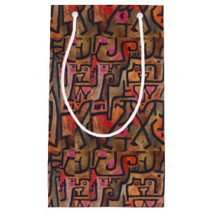 Petit Sac Cadeau Klee Expressionniste Forêt Abstraite Art Moderne