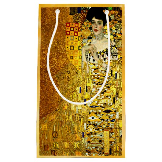 Petit Sac Cadeau Klimt - Portrait d'Adele Bloch-Bauer (Devant)