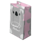 Petit Sac Cadeau Koala Baby shower fille (Dos Angle)