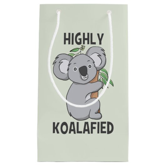 Petit Sac Cadeau Koala hautement Koalafied (Devant)