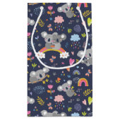 Petit Sac Cadeau Koala Rainbow Love Motif (Dos)