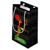 Petit Sac Cadeau Kwanzaa Dancers and Unity Cup Africain-Américain (Dos Angle)