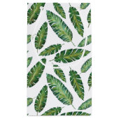 Petit Sac Cadeau La banane d'aquarelle part du motif tropical d'été (Dos)