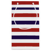 Petit Sac Cadeau La collection de Mariages d'Ancres nautiques Red & (Dos)