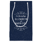 Petit Sac Cadeau La collection de Mariages de nuit étoilée (Devant)