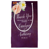 Petit Sac Cadeau La Collection Mariage Romance In Bloom (Devant)