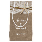 Petit Sac Cadeau La collection rustique de mariage Starfish Beach (Devant)