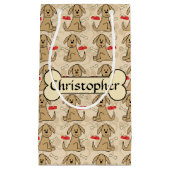 Petit Sac Cadeau La conception graphique de chiot Brown (Devant)