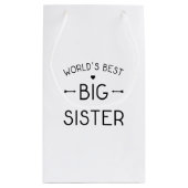 Petit Sac Cadeau La meilleure grande soeur du monde (Dos)