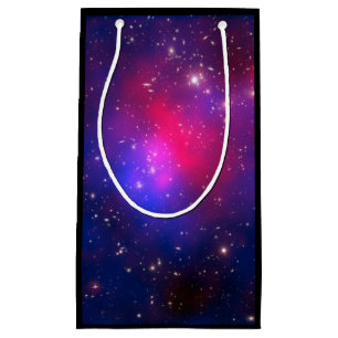 Petit Sac Cadeau La NASA bleue de l'espace de rose de galaxies du