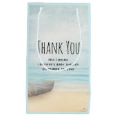 Petit Sac Cadeau La Plage Côtière Scène Nautique Thème Party Merci (Devant)
