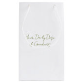 Petit Sac Cadeau La salade des Verts (Dos)