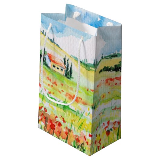 Petit Sac Cadeau La Toscane (Dos Angle)